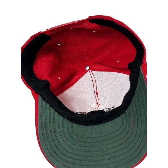 VTG Corvette Hat 80s Snapback Trucker Hat Chevy Racing Corded Fleece Lined Cap - Picture 6 of 7